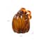 Glitzhome® Medium Glass Pumpkin, Multicolor Stripes